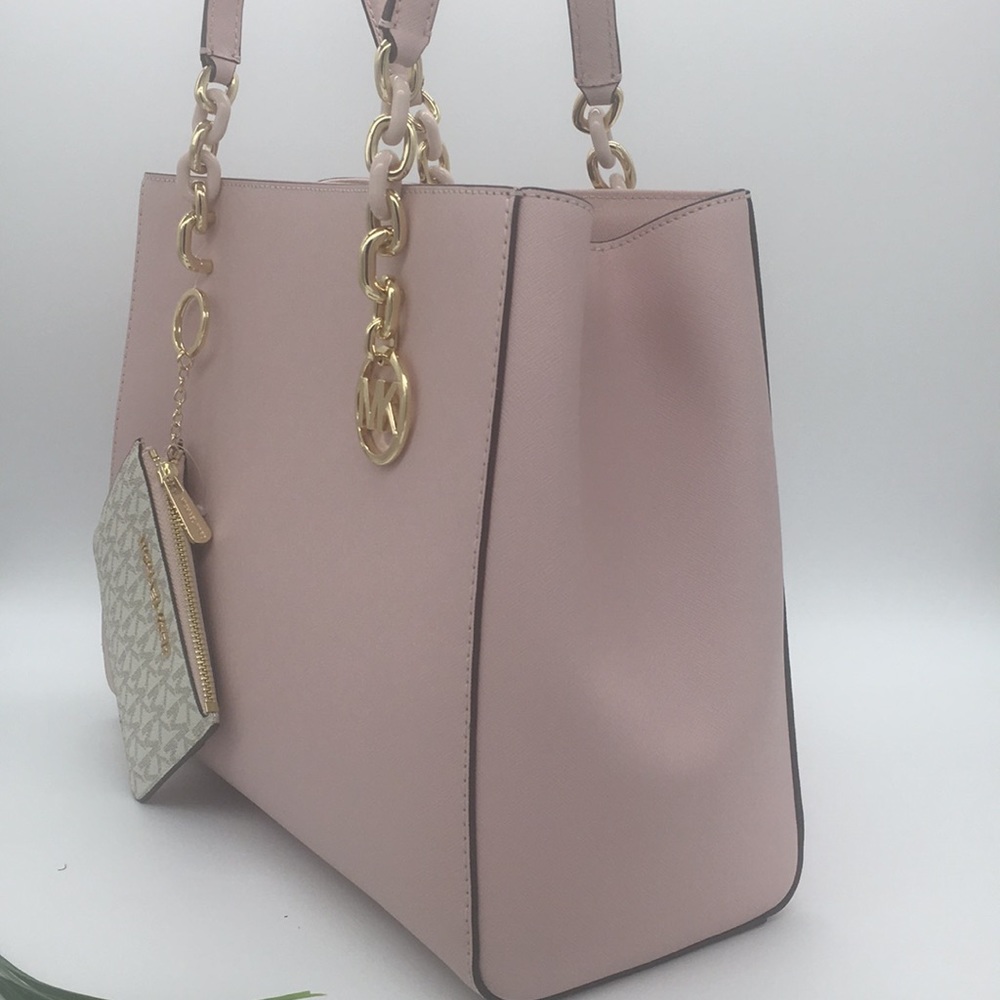 MICHAEL KORS SOFIA LG TOTE & SM TZ W ID SET - Picture 4 of 8